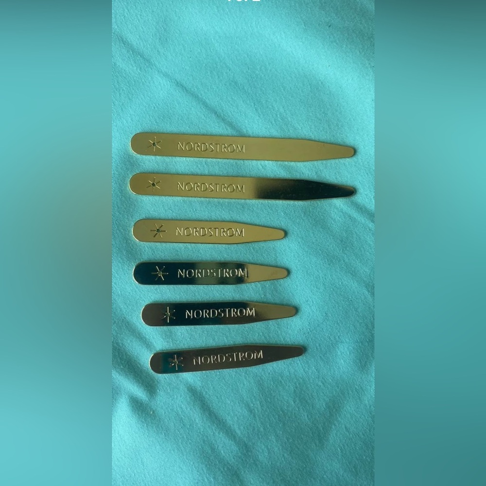 Nordstrom Brass Collar Stays